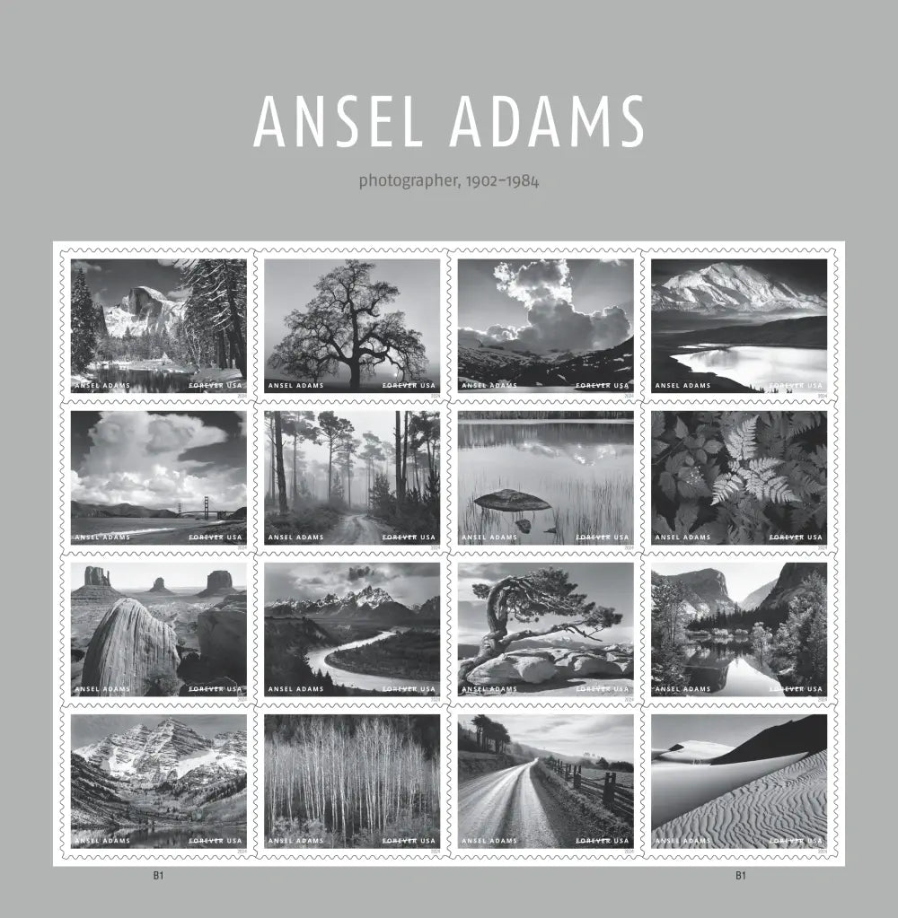 2024 us forever Ansel Adams set of 5booklets stamps