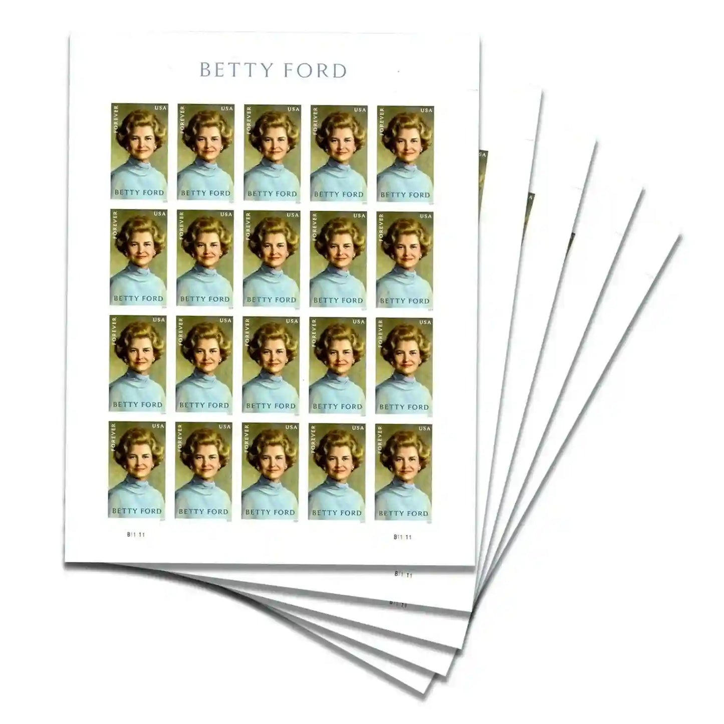 2024 Betty Ford U.S Forever set of 5booklets Stamps