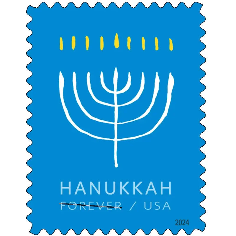 2024 USPS Hanukkah Forever Stamps
