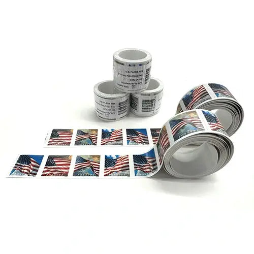 2024 US Forever American Flag roll of 100 Stamps Rolls