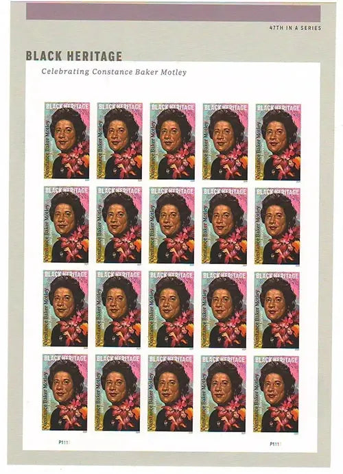 2024 US Constance Baker Motley Forever set of 5booklets Stamps