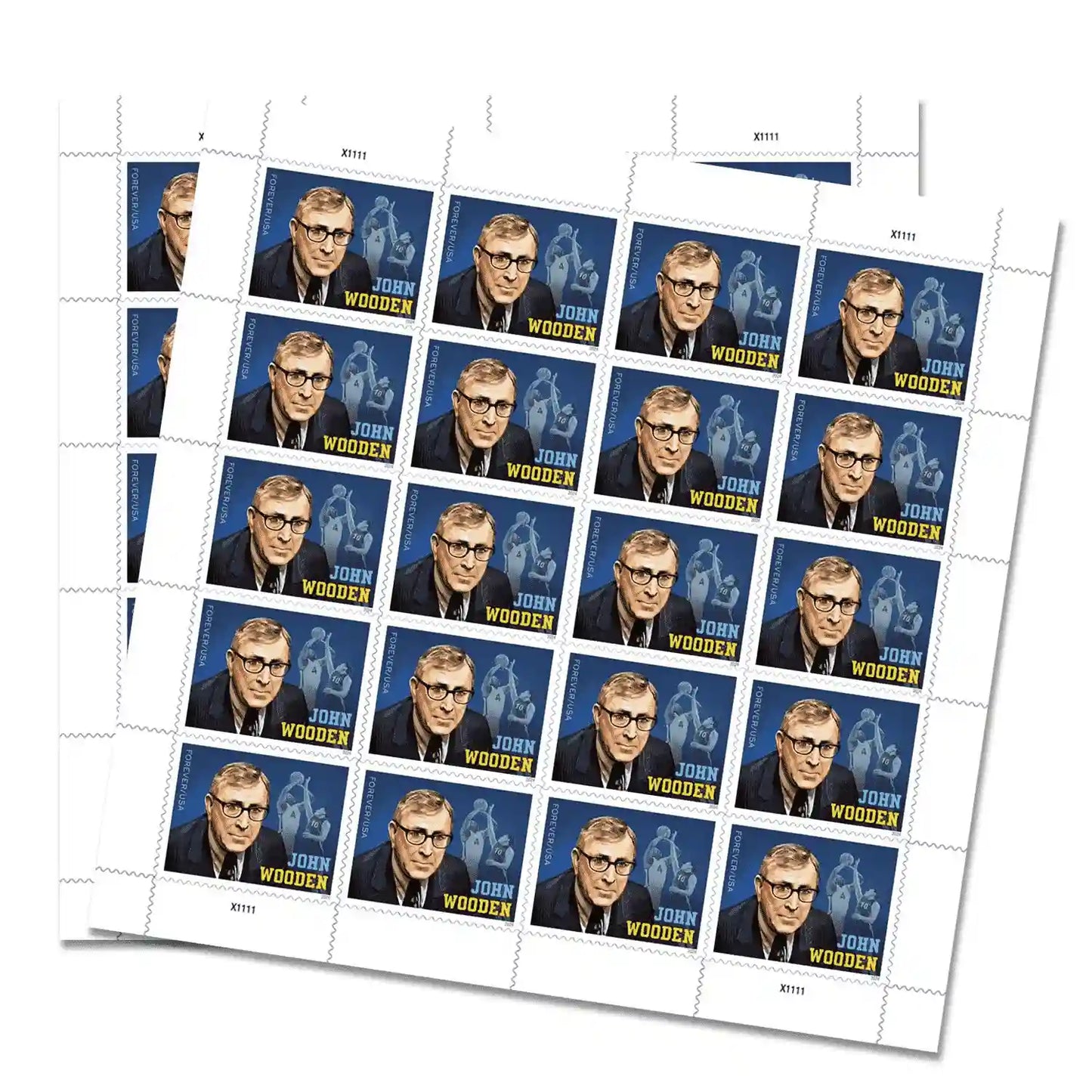 2024 U.S John Wooden set of 5booklets Stamps
