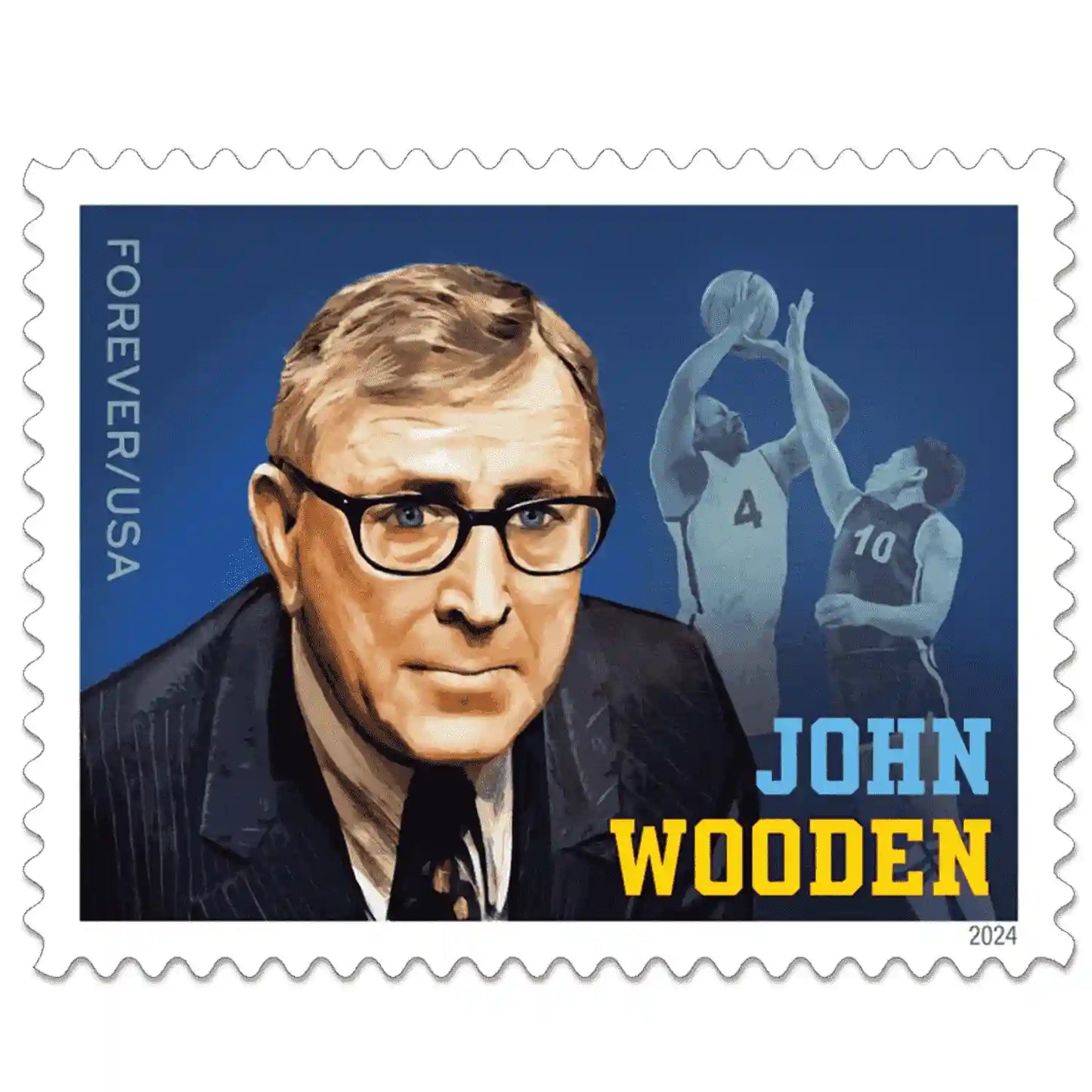 2024 U.S John Wooden set of 5booklets Stamps
