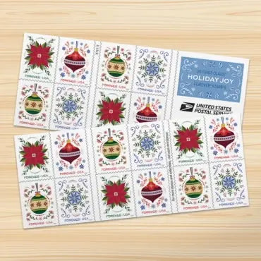 2024 Holiday Joy Forever set of 5booklets Stamps