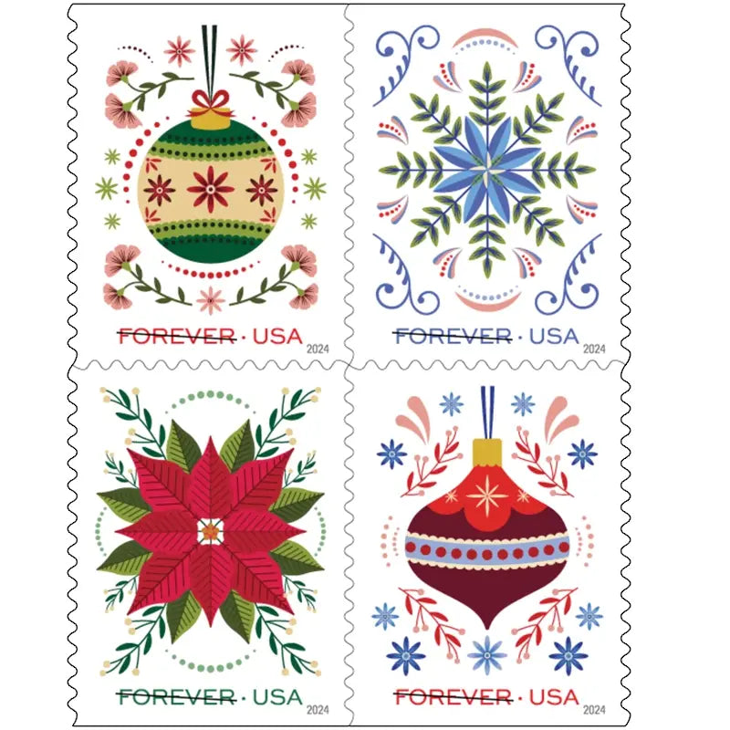2024 Holiday Joy Forever set of 5booklets Stamps