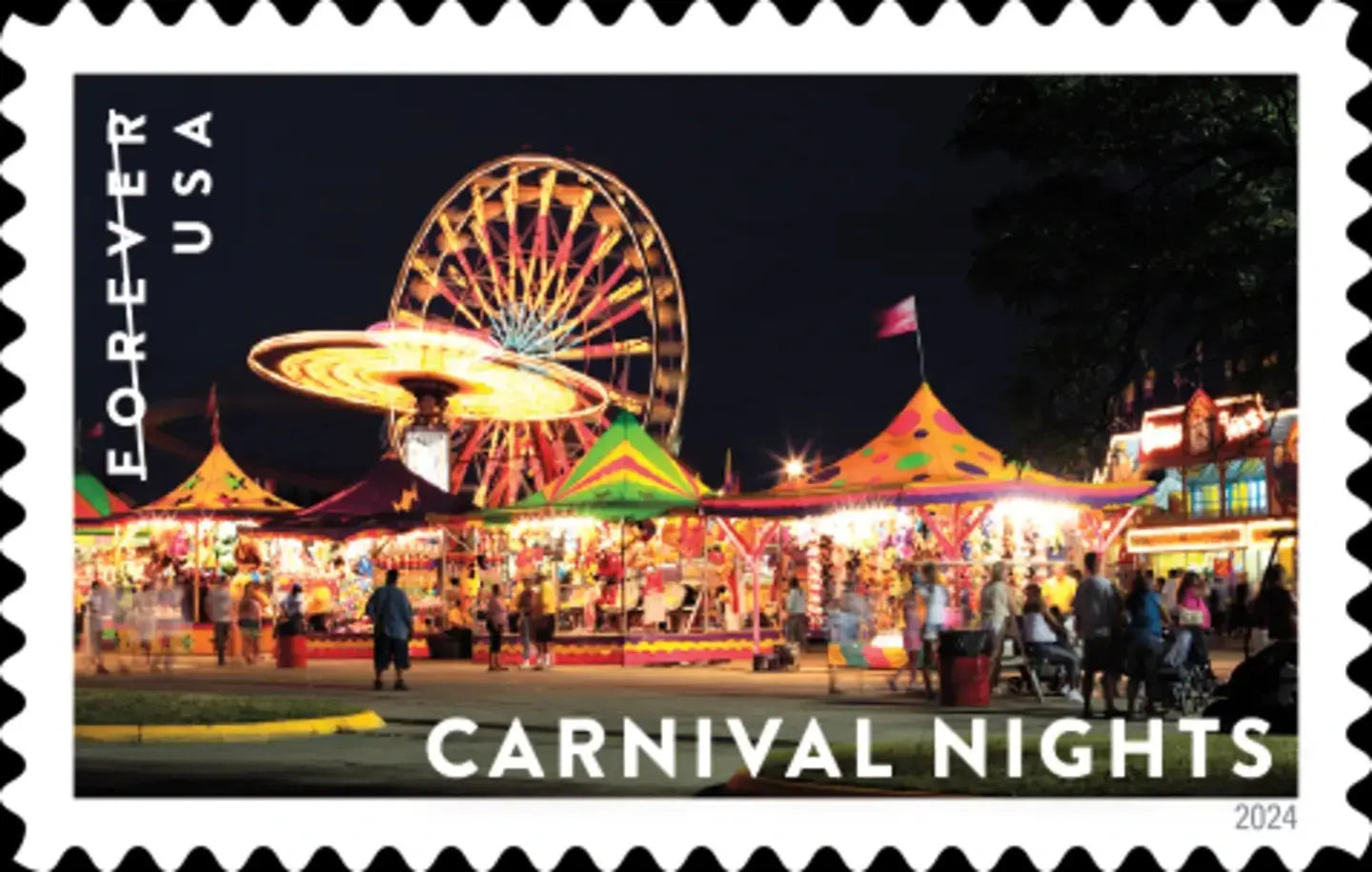2024 Carnival Nights us forever set of 5booklets stamps