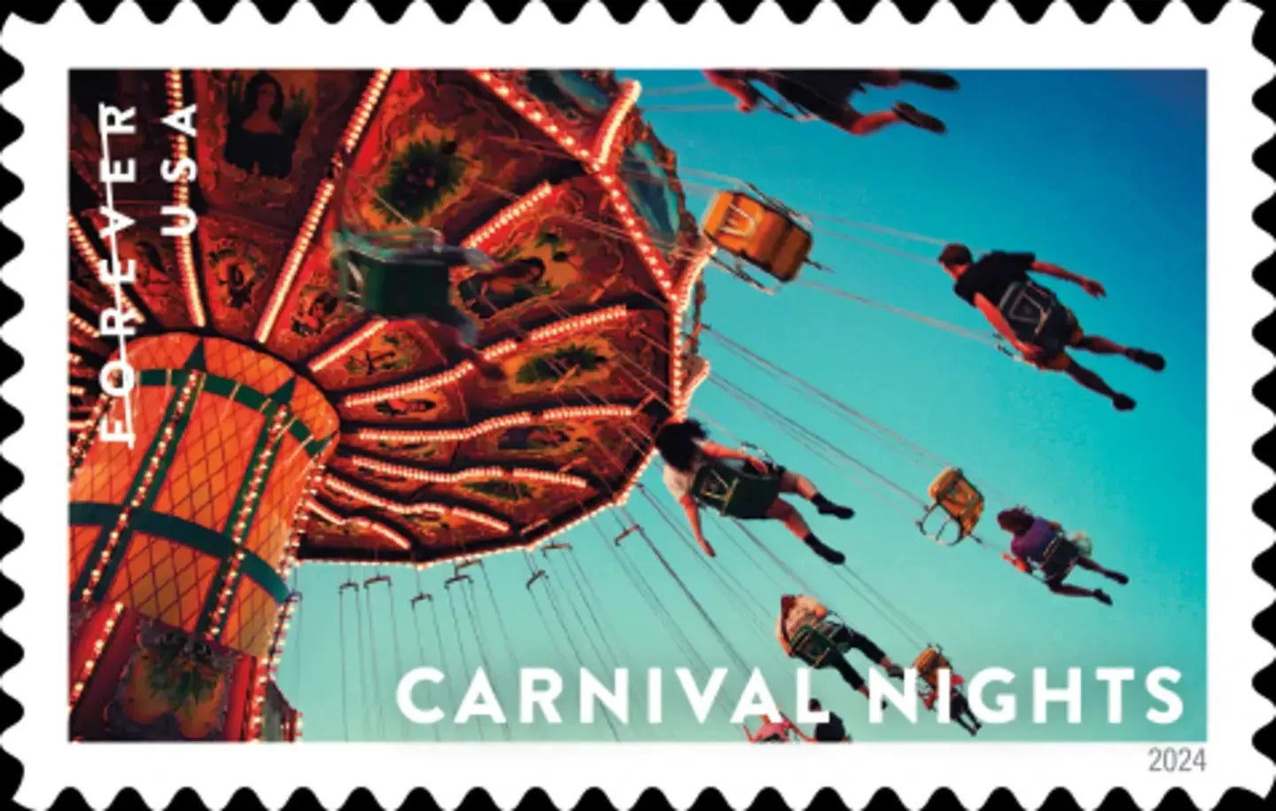2024 Carnival Nights us forever set of 5booklets stamps