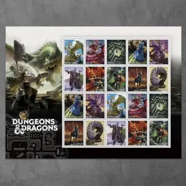 2024 Dungeons & Dragons forever set of 5booklets stamps