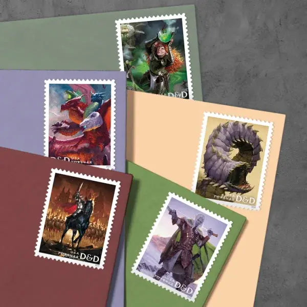 2024 Dungeons & Dragons forever set of 5booklets stamps