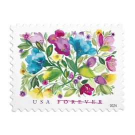 2024 US Celebration Blooms set of 5booklets Stamps