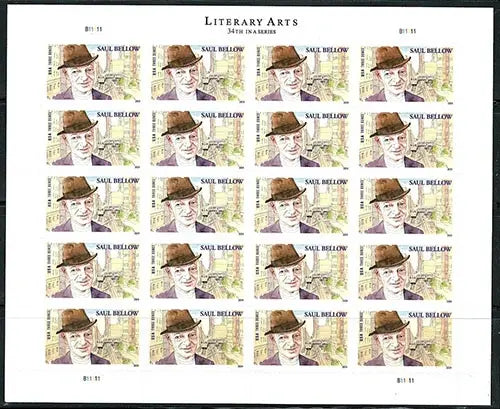2024 US Saul Bellow Forever set of 5booklets Stamps