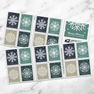 2024 Winter Whimsy set of 5booklets Stamps