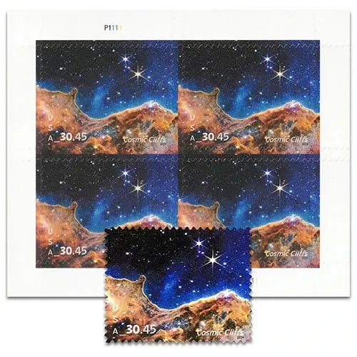 2024 US Cosmic Cliffs forever set of 5booklets stamps