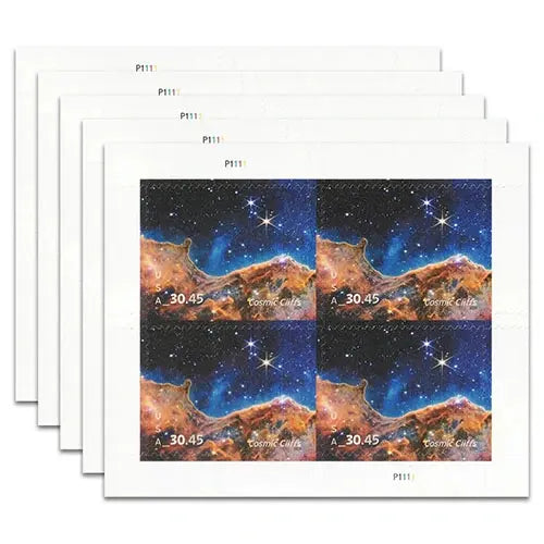 2024 US Cosmic Cliffs forever set of 5booklets stamps
