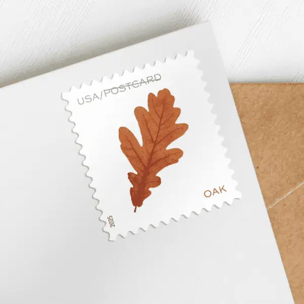 2025 Vibrant Leaves Postcard set of 5booklets Stamps