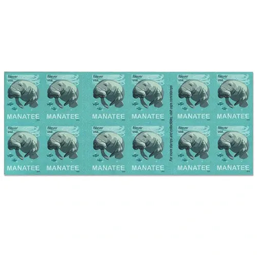 2024 US Save Manatees Forever set of 5booklets Stamps