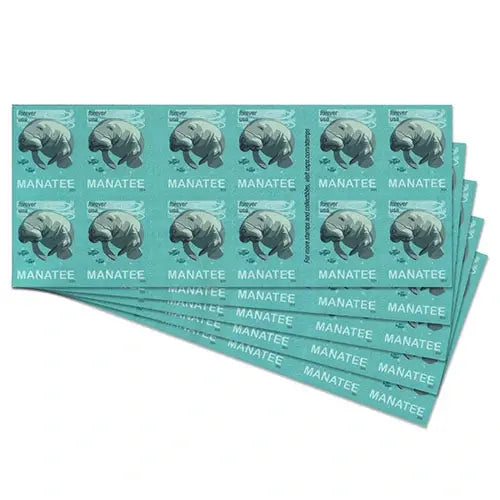 2024 US Save Manatees Forever set of 5booklets Stamps