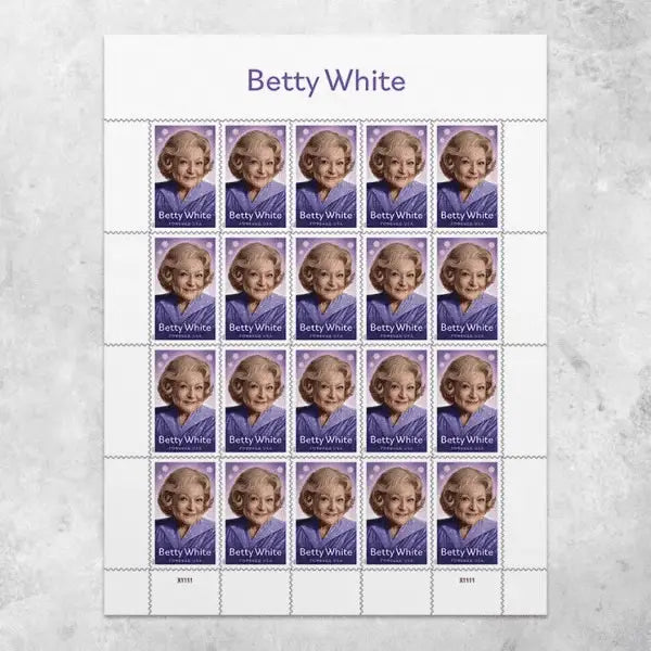 2025 Betty White set of 5booklets Stamps