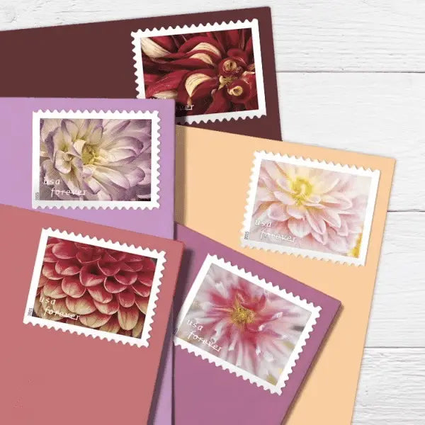 2025 Dahlias set of 5booklets Stamps