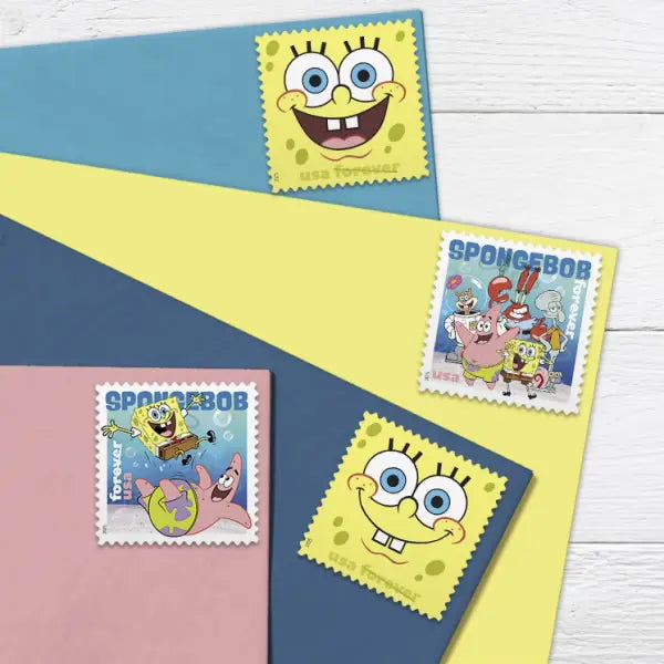 2025 USPS SpongeBob SquarePants set of 5booklets Stamps