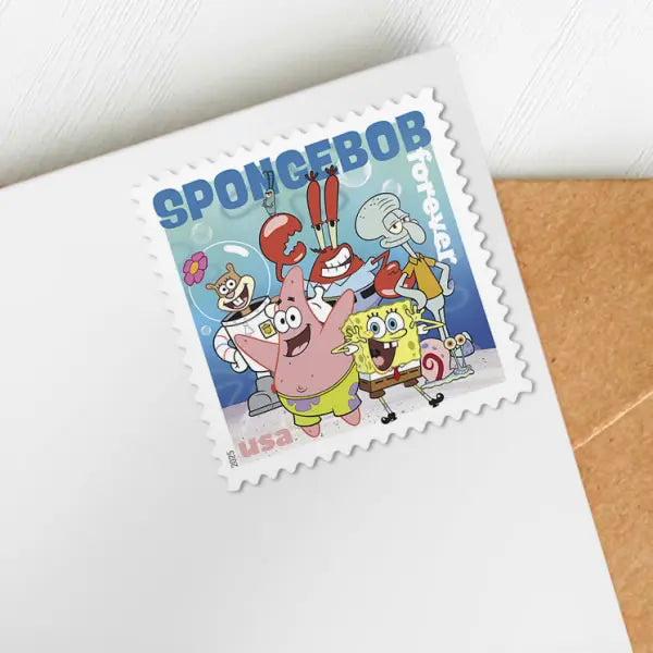 2025 USPS SpongeBob SquarePants set of 5booklets Stamps