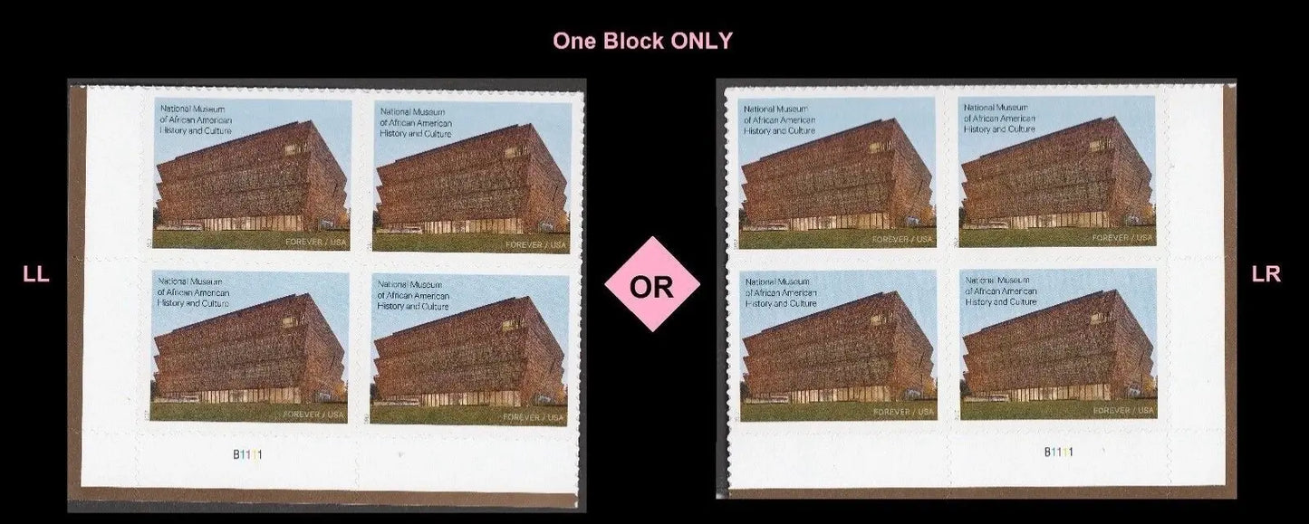 2017 african american history museum set of 5booklets stamp