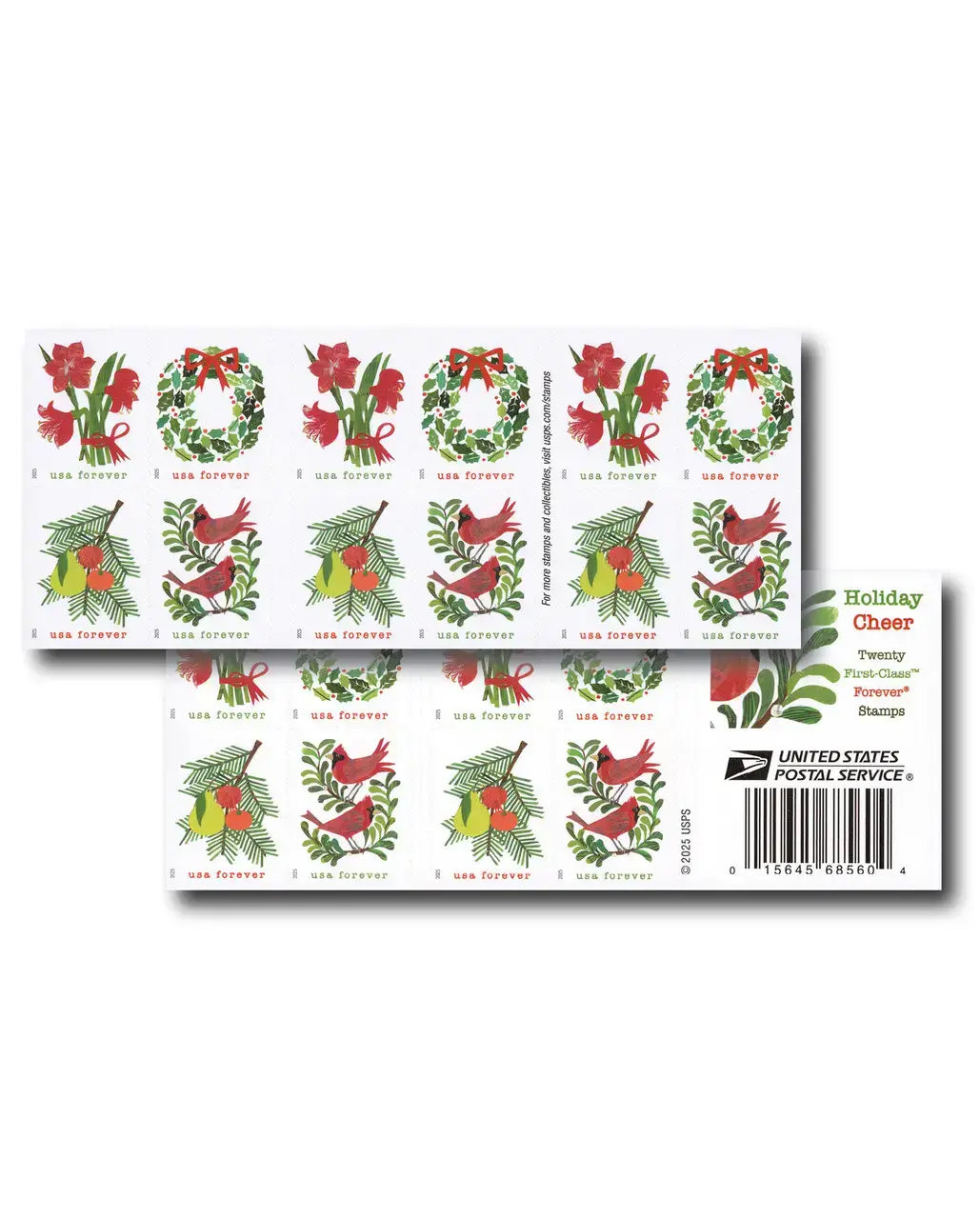2025 Holiday Cheer set of 5booklets Stamps
