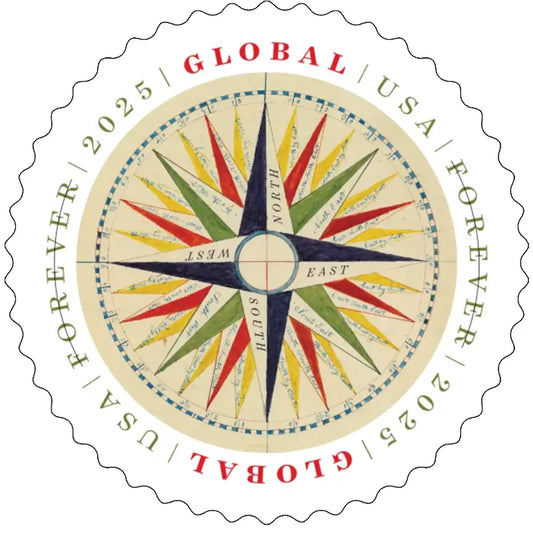 2025 Global1794 Compass Rose set of 5booklets Stamps
