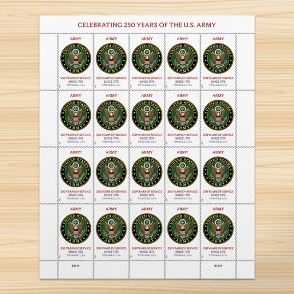 2025 U.S. Army 250th Anniversary Commemorative set of 5booklets Stamps