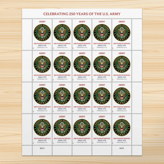 2025 U.S. Army 250th Anniversary Commemorative set of 5booklets Stamps