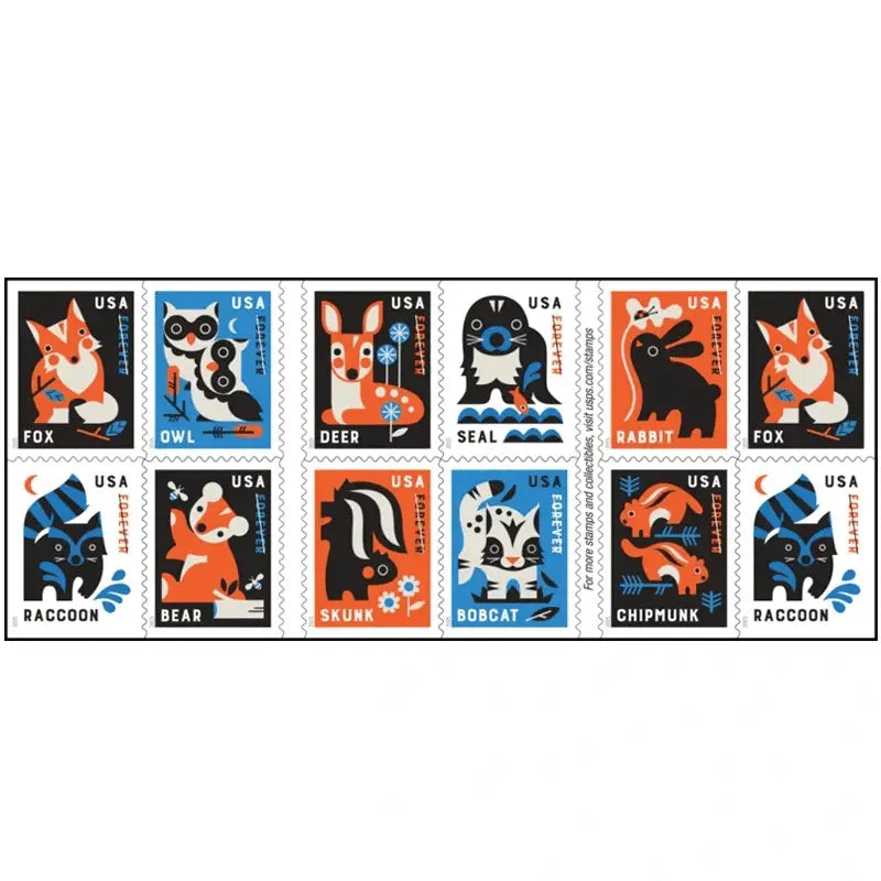 2025 Baby Wild Animals set of 5booklets Stamps