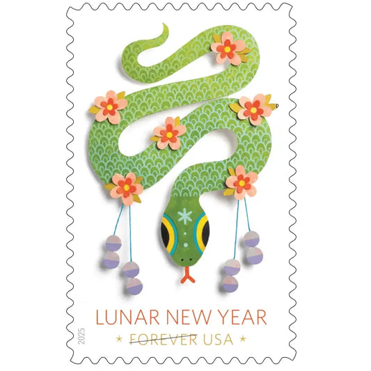 2025 Lunar New Year Year of the Snake set of 5booklets Stamps