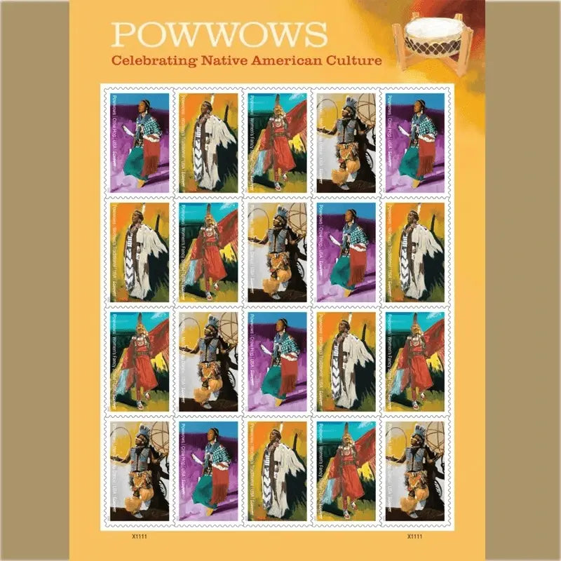 2025 Powwows Celebrating Native AmericanCulture set of 5booklets Stamps